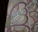 کت زنانه گلدوزی شده